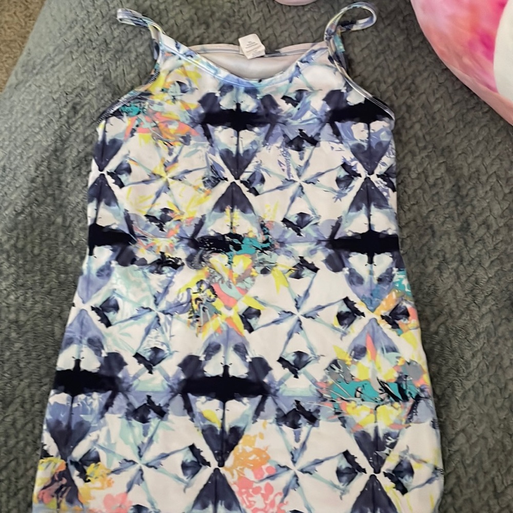 Blue ivivva tank top
